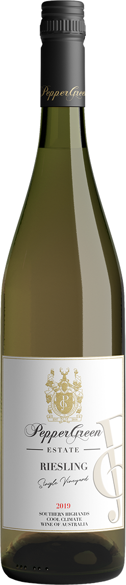 PepperGreen Estate Single Vineyard Riesling 2019 Southern Highlands